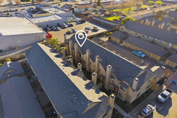 251 Gibson Dr-Aerials-1 - with location pin